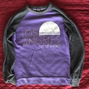 Purple Los Angeles sweatshirt